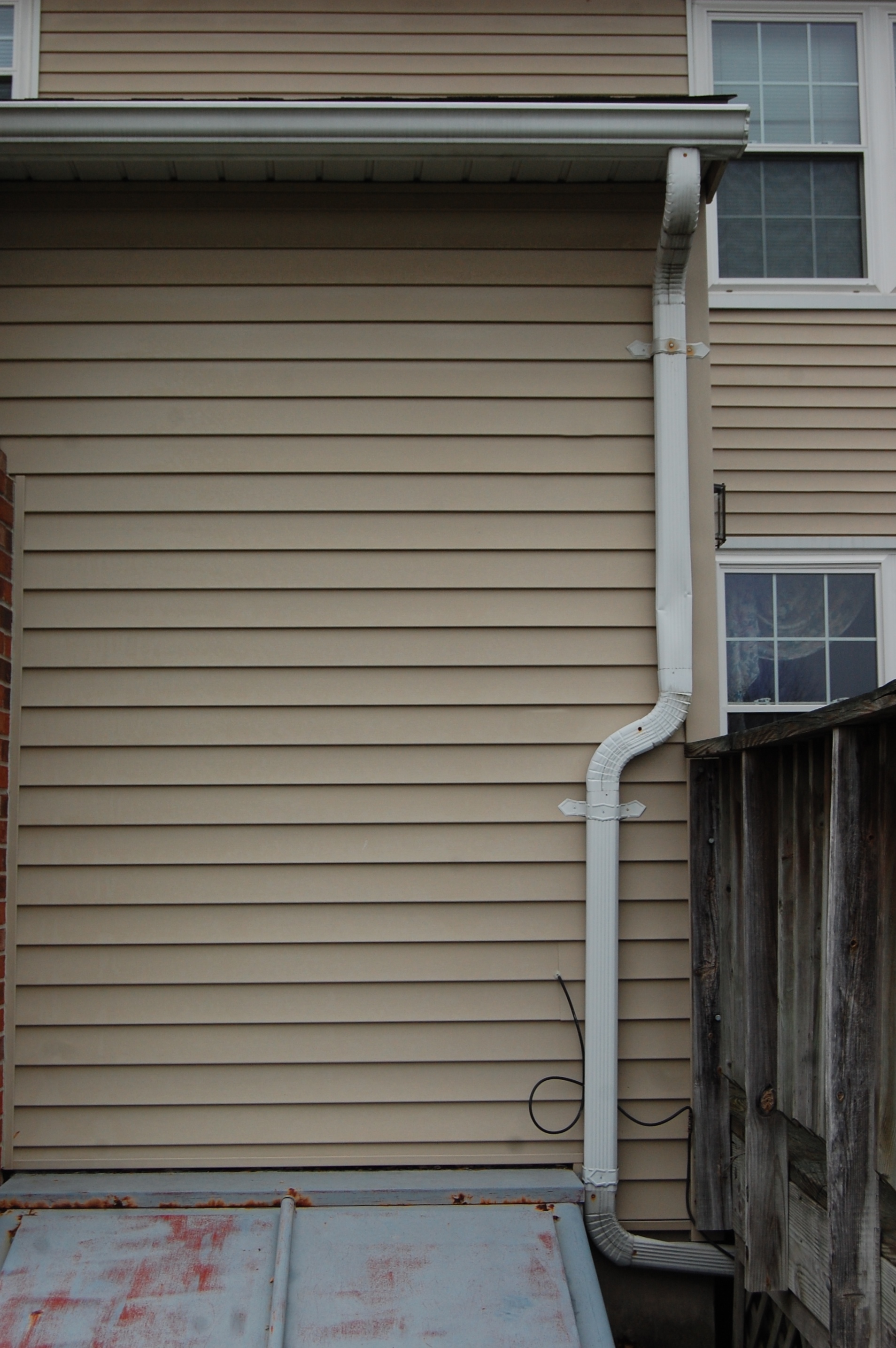 Old Rusting Gutter
