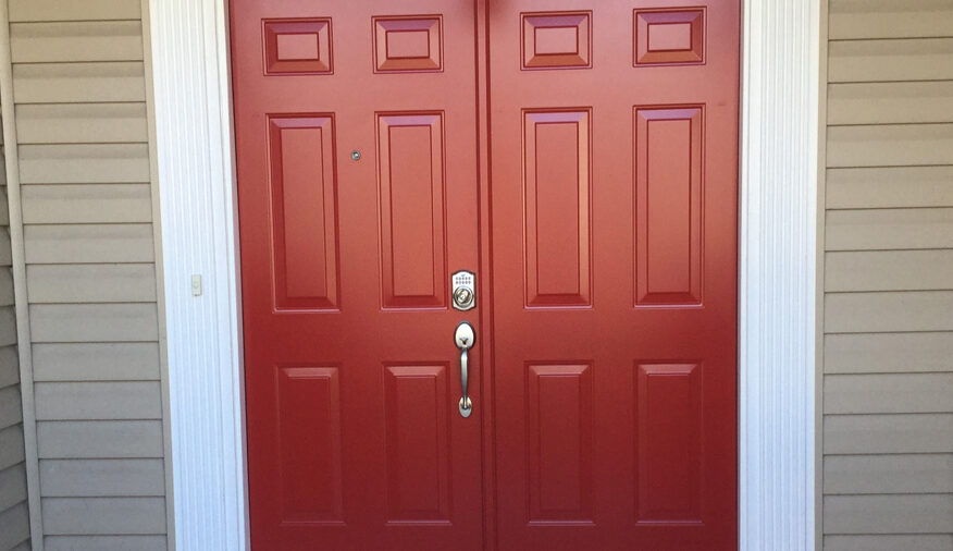 Breathtaking Red Entry Door for Collegeville, PA from Thompson Creek