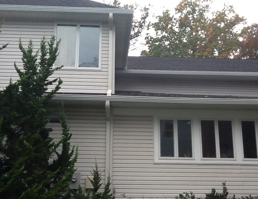 New Black Asphalt Roof On Home