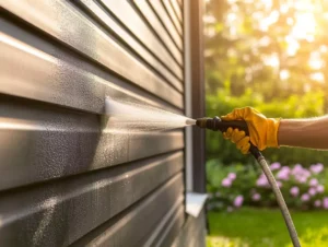 cleaning house siding